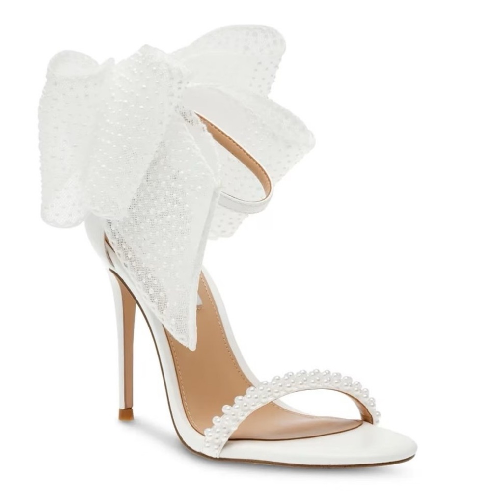 Steve Madden BENNI Heels with Pearl Embellished Bow